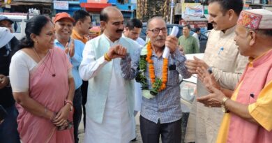 *केंद्रीय राज्यमंत्री सड़क परिवहन एवं राजमार्ग अजय टम्टा ने किया रुद्रप्रयाग-गौरीकुंड राष्ट्रीय राजमार्ग का निरीक्षण*